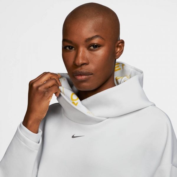 Джемпер Nike W NP CLN FLC HOODIE CJ3591-028 р. XL сірий