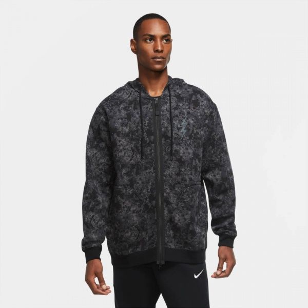 Джемпер Nike LEBRON M NK HOODIE FZ AOP CK6761-010 р. L чорний