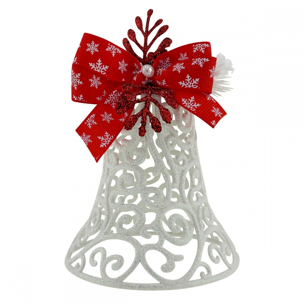 Декорация новогодняя MIS LT Колокольчик ажурный 10 см в ассортименте
