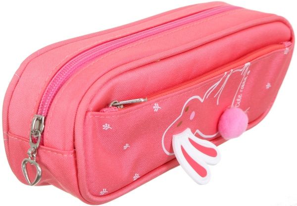 Пенал школьный Зайчонок красный