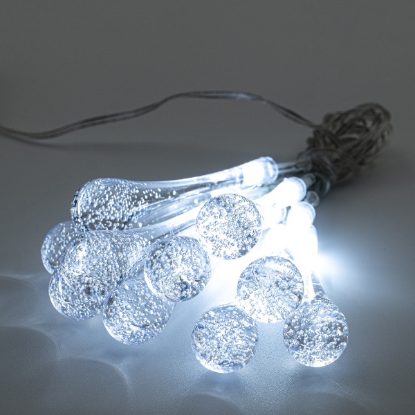 Декоративная гирлянда Altalusse (INL-2709U-10 Cold) встроенный светодиод (LED) 10 ламп 1,5 м 