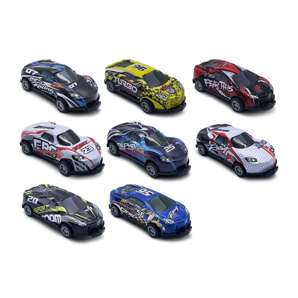 Игровой набор TechnoDrive Крутой переворот в ассортименте 2 шт. 1:43 1311