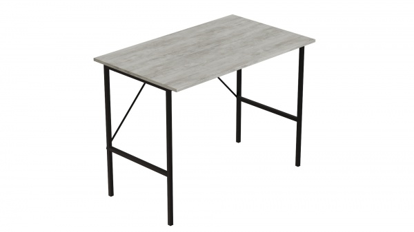 Стіл Line Лайт 1000x500x16 мм урбан лайт/чорний 