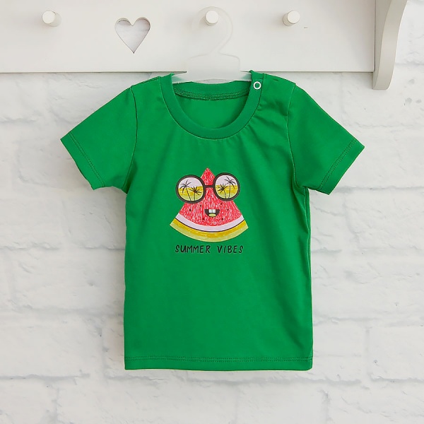 Футболка дитяча для хлопчиків Blanka р.80 зелений 110271 