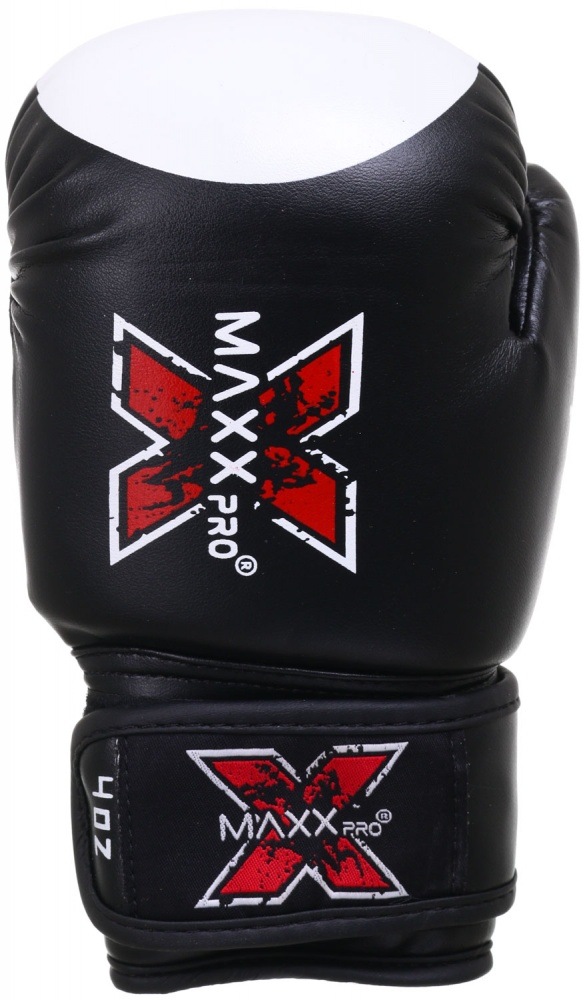Боксерські рукавиці MaxxPro AVG-616 Black vynil-04 р. 4 4oz Black vynil-04 чорний