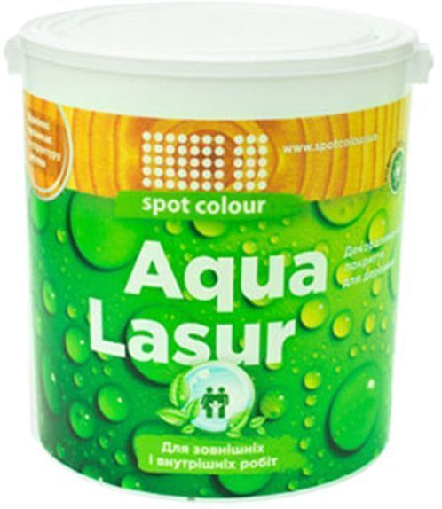 Лазур Spot Colour Aqua Lasur горіх шовковистий мат 2,5 л