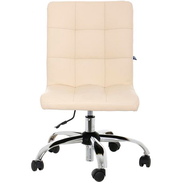 Крісло Nowy Styl Ralph GTS Chrome CH ECO-07 молочний 