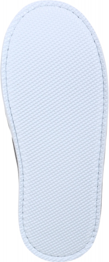 Тапочки гостиничные мужские вискоза/полиэстер р.43/44 серый