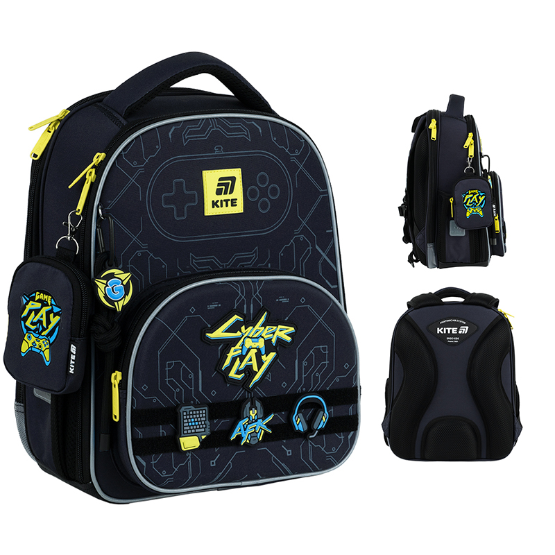 Рюкзак каркасный KITE Education Cyber K25-556M-2