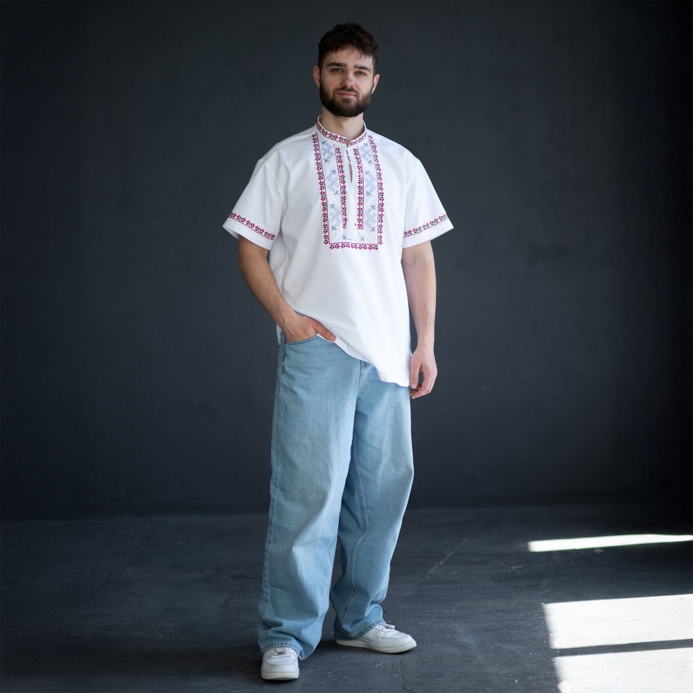 Рубашка Эдельвика белый р. XXL 76-25/09