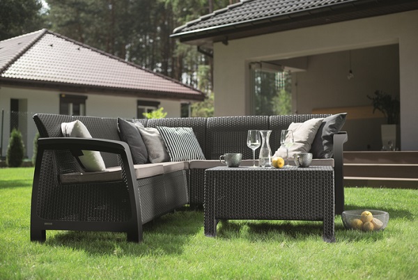 Комплект меблів Keter Bahamas Relax графіт 233612