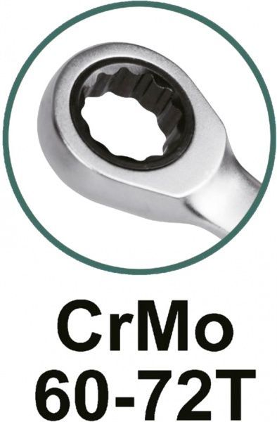 Набір ключів Total THT102RK086 комбінованих з тріскачкою 8 шт. 