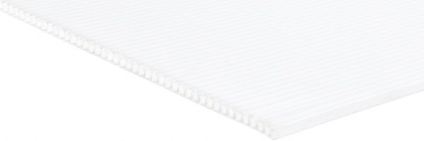 Лист из сотового полипропилена 4мм 1000x2000мм белый 