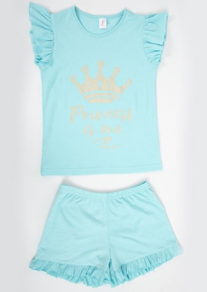 Комплект для дівчаток Roksana р.140-146 бірюзовий №0018/12143 