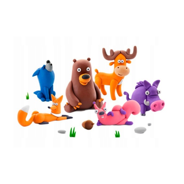 Набор для творчества Lipaka Лесные звери: медвежонок, олень, кабанчик 60044-UA01