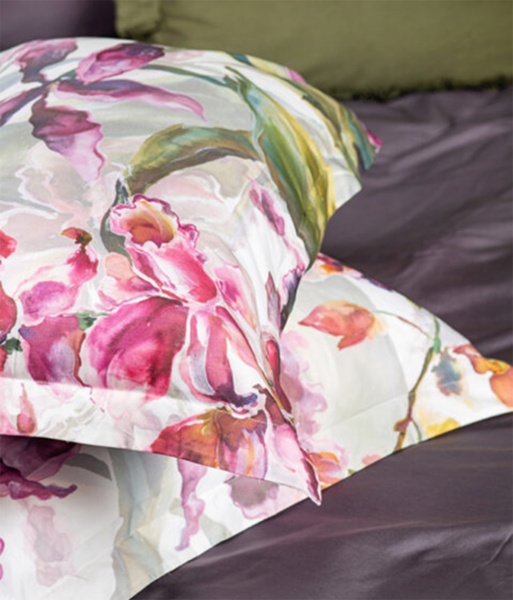 Комплект постельного белья Orchids Modern семейный разноцветный Decoflux 