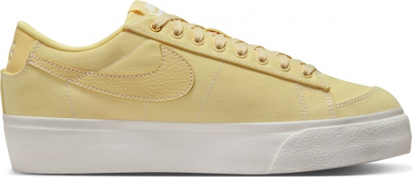 Кроссовки Nike W BLAZER LOW PLATFORM CNVS DV7475-200 р.36,5 бежевый