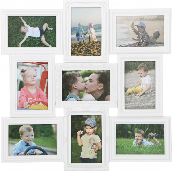 Коллаж Классика SM01023-SU 9 фото 10x15 см белый 