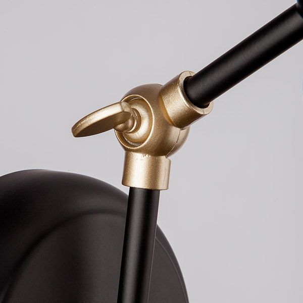 Бра Strotskis Nigella 1x40 Вт E27 чорний/золото 70052/1 