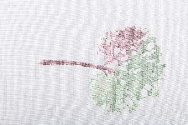 Тканина тюлева w 628 6435/2 280 см квіти фрезові 