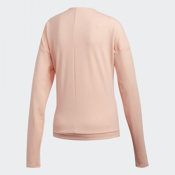 Джемпер Adidas RUNR CRU W DZ4919 р. L рожевий