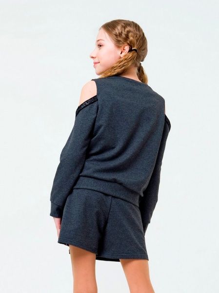 Шорти дитячі Smil 120287 р.134 темно-сірий меланж 