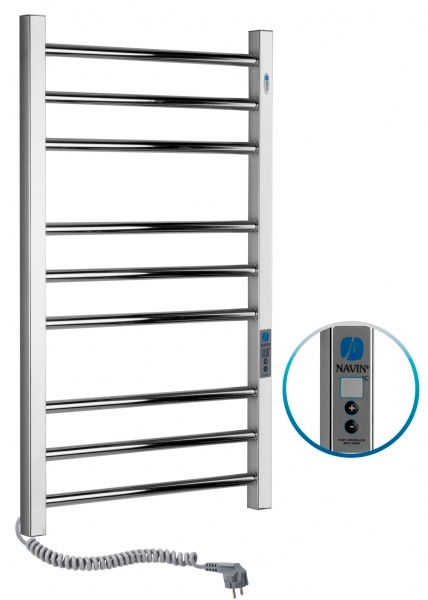Полотенцесушитель электрический NAVIN Классик Квадро 500х800 Digital левый (10-016152-5080)
