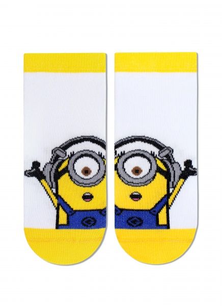 Носки детские Брестские 3095 Minions (укороченные) 704 р.23-24 белый