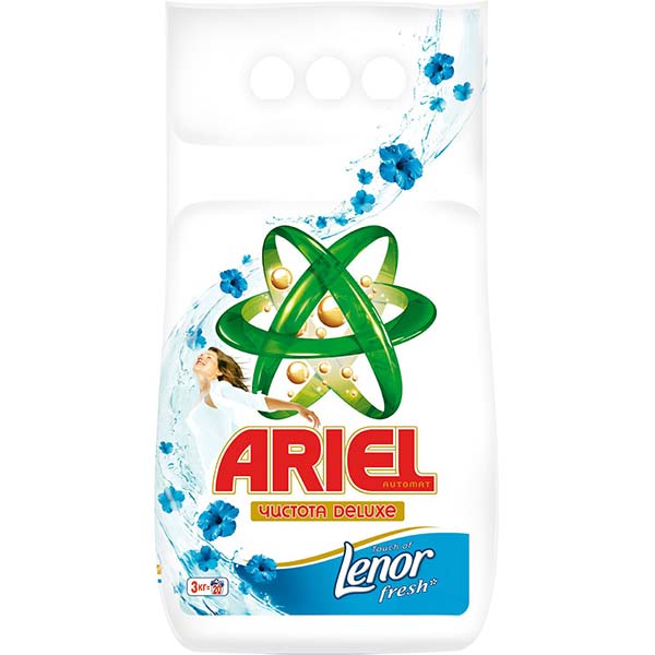 Пральний порошок для машинного прання Ariel 2в1 Lenor Effect 3 кг
