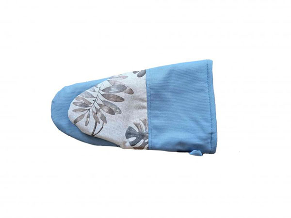 Рукавичка-прихватка Міра 21x36 см сірий із бежевим Прованс 