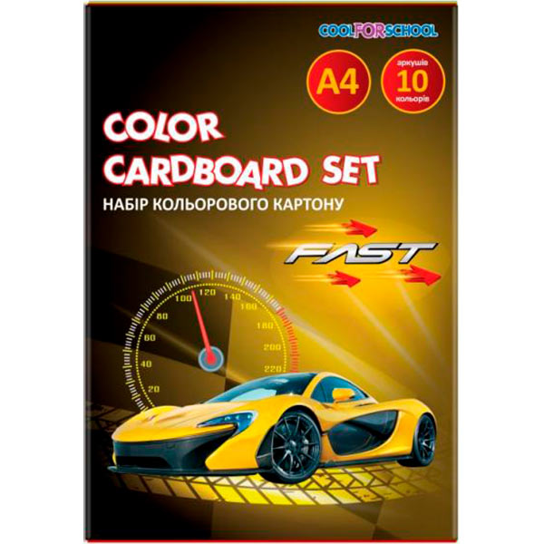 Набір кольорового картону CFS А4CF05281-06