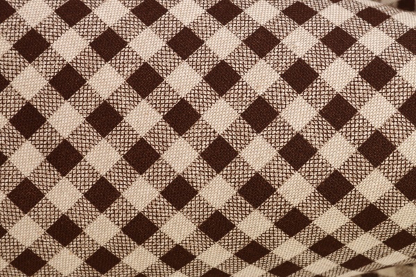 Скатерть Lucy клеточка 133x180 см коричневый La Nuit 