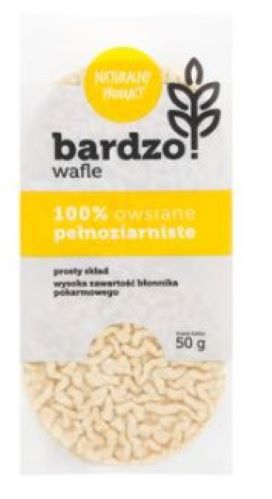 Вафлі вівсяні BARDZO 50 г 