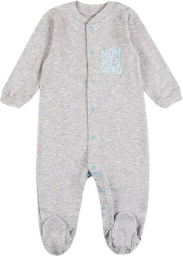 Человечек Фламинго р.68 серый с голубым 382-1004 