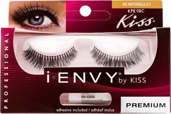 Накладные ресницы Kiss Очарование (KPE08С) клей KPE08C 