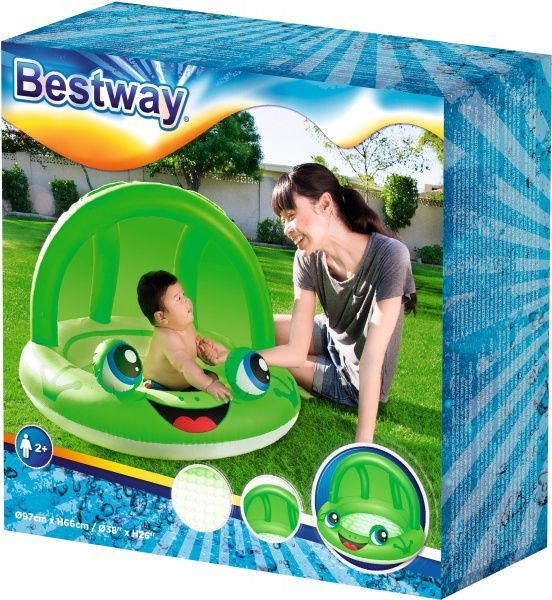 Бассейн надувной Bestway Happy Face Collate 97x66 см цвет в ассортименте