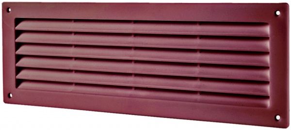 Решітка Вентс МВ 350Рс пластик дерево червоне 
