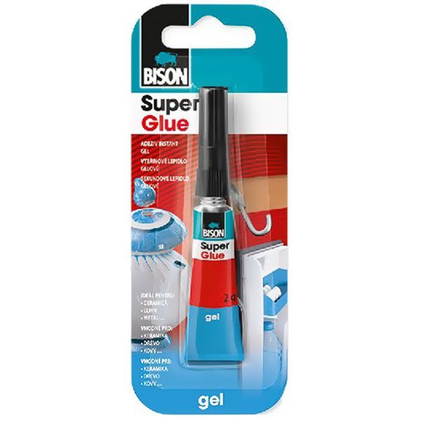 Суперклей Bison Super Glue 6304814 Gel 2 г