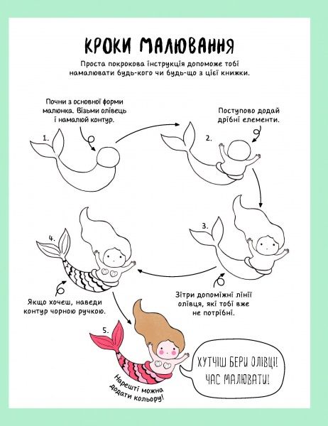 Книга Лулу Майо «Як намалювати русалку» 9-786-177-853-687