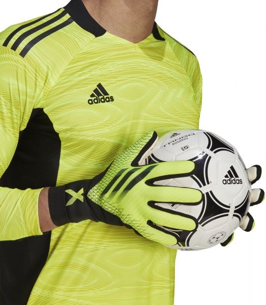 Вратарские перчатки Adidas X GL LGE р. 10 желтый GK3509