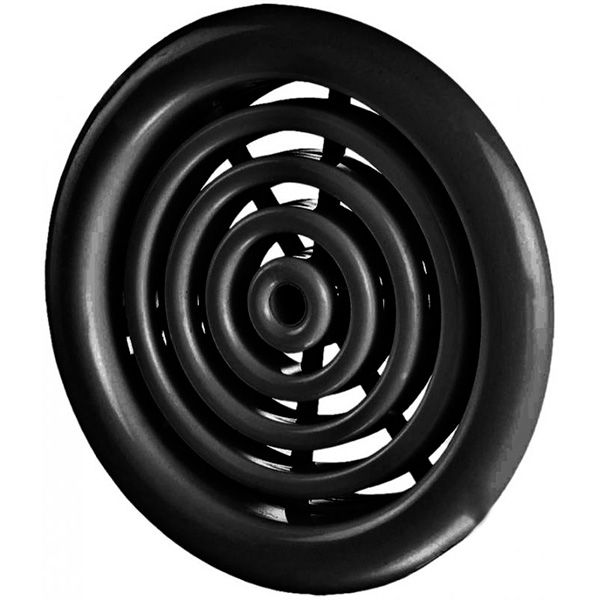 Решетка Вентс МВ 51/2 бВ пластик черный 