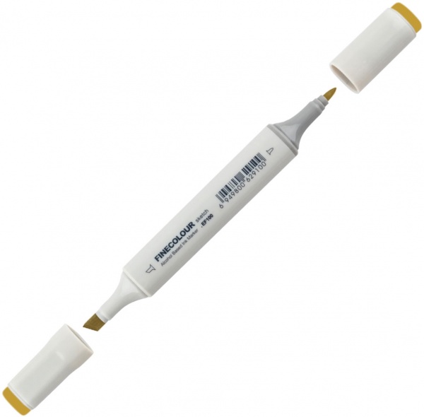 Маркер спиртовой FINECOLOUR Sketch EF100-9 оливковое золото 