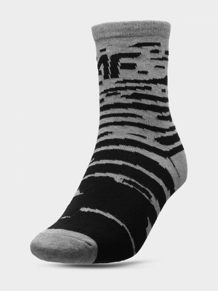 Шкарпетки 4F J4L21-JSOM203-10S+25M+21S чорно-сіро-білий р.36-39