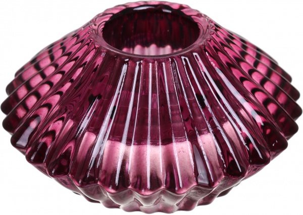 Подсвечник Royal 7,5х7,5х4,3 см вишневый