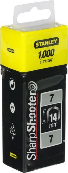 Скобы для ручного степлера Stanley 14 мм 1000 шт. 1-CT109T
