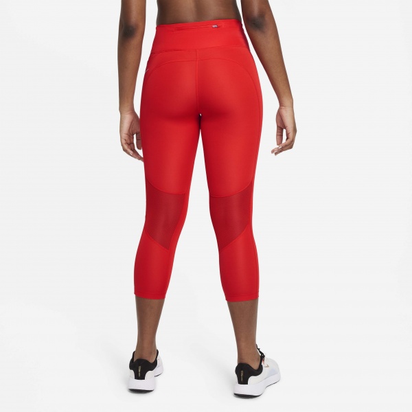 Лосины Nike W NK DF FAST CROP CZ9238-673 р.XS красный