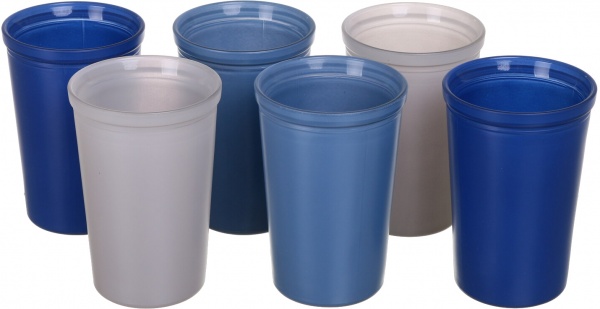 Набір склянок різнокольоровий 7-035 200 мл 6 шт. 