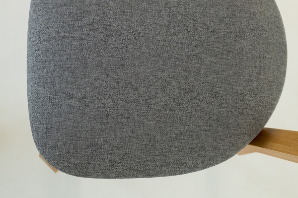 Стул обеденный Scandi Soft 800х480х440 мм серый / дуб