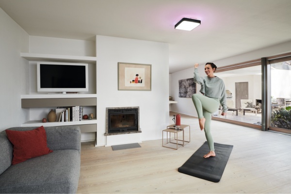 Світильник світлодіодний Ledvance LED SMART WIFI ORBIS SQ BL 35x35 см чорний 