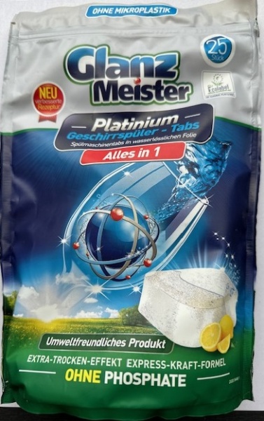 Капсулы для ПММ GLANZ MEISTER 9 шт.